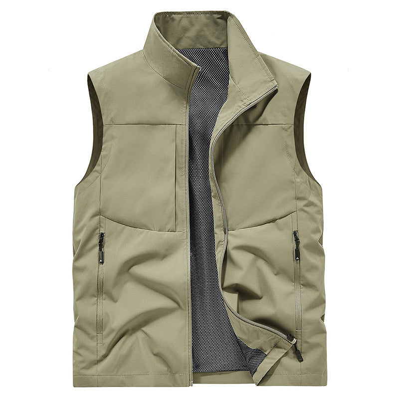 đ„VENTE CHAUDEđ„Gilet confortable Ă sĂ©chage rapide avec poches pour homme