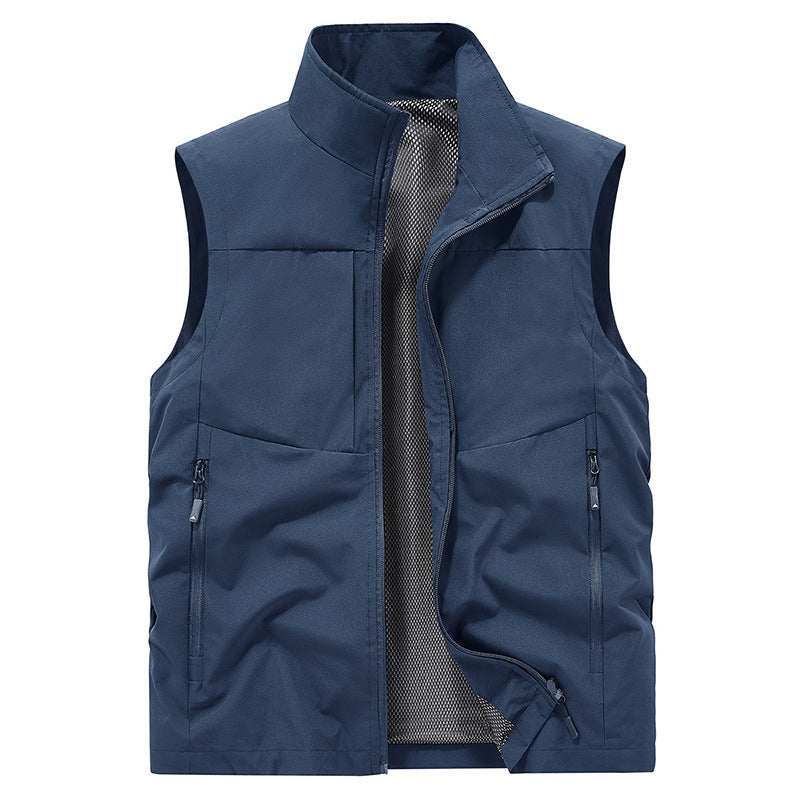 đ„VENTE CHAUDEđ„Gilet confortable Ă sĂ©chage rapide avec poches pour homme