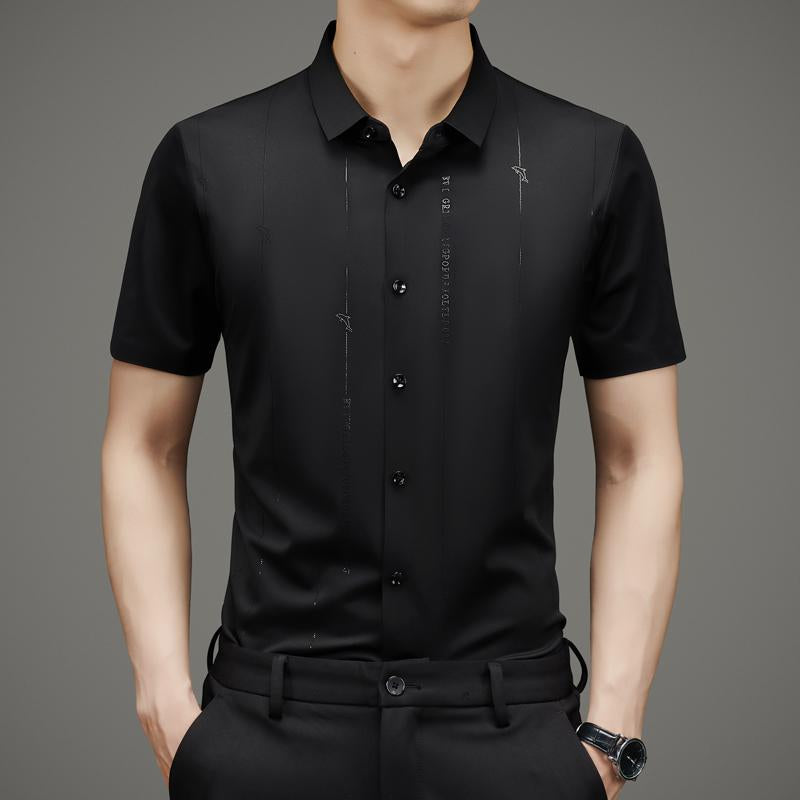 ✨Men's Stretch Anti-Wrinkle Ice Silk Shirt(50% OFF)