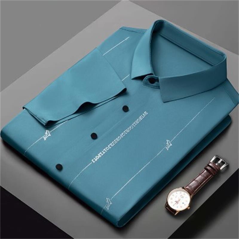 ✨Men's Stretch Anti-Wrinkle Ice Silk Shirt(50% OFF)