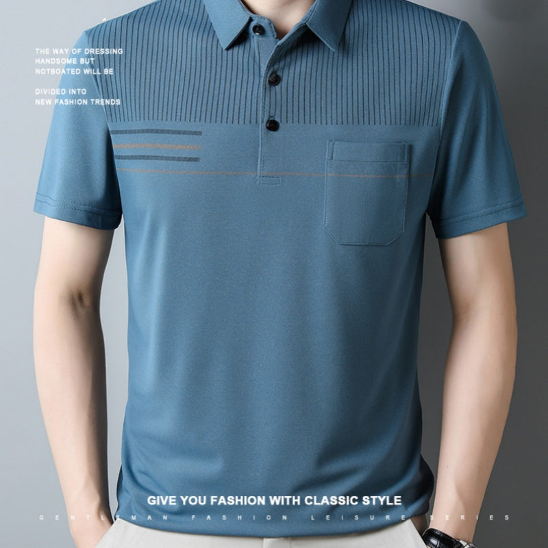 Men's Thin Breathable Casual Short Sleeved T-Shirt(50% OFF)