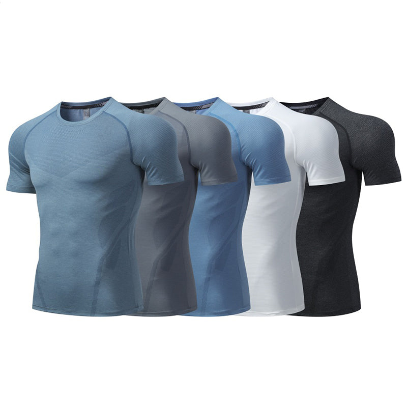 Men's Comfortable Breathable Quick Dry Crew Neck Short Sleeve Top