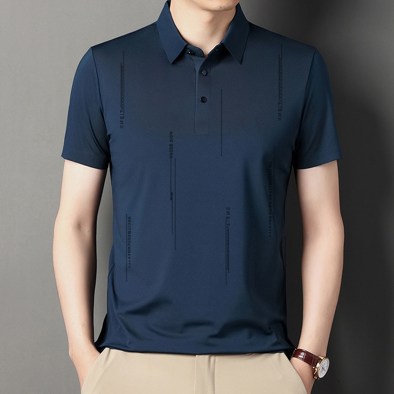 Men's Lapel Thin Short-Sleeve T-Shirt(50% OFF)