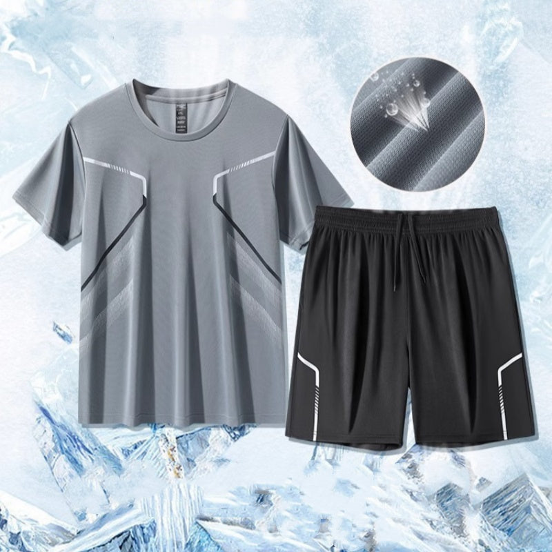 š„Time-Limited Specailš„Menās Quick Dry T-Shirt & Shorts Set
