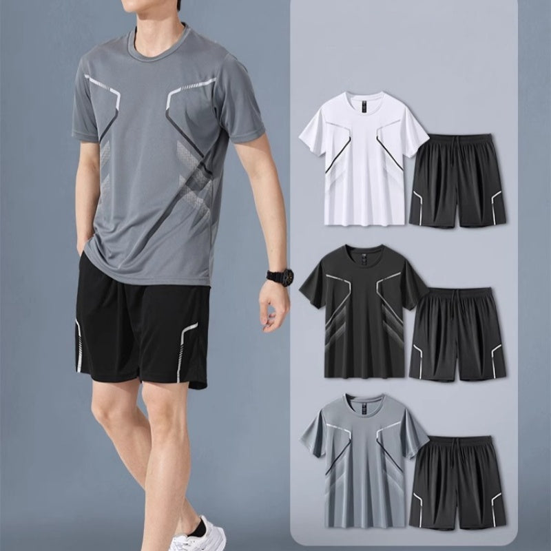 š„Time-Limited Specailš„Menās Quick Dry T-Shirt & Shorts Set