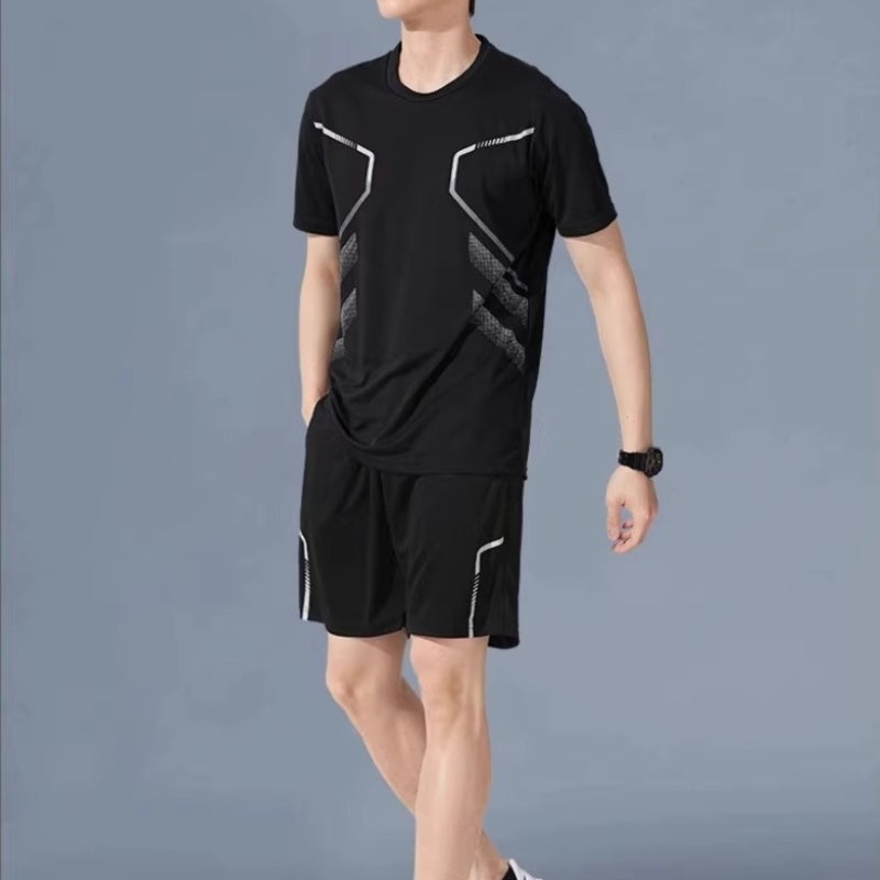 š„Time-Limited Specailš„Menās Quick Dry T-Shirt & Shorts Set
