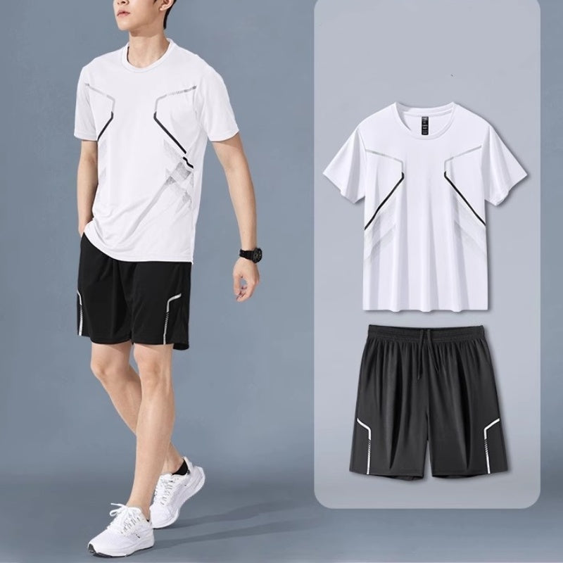 š„Time-Limited Specailš„Menās Quick Dry T-Shirt & Shorts Set
