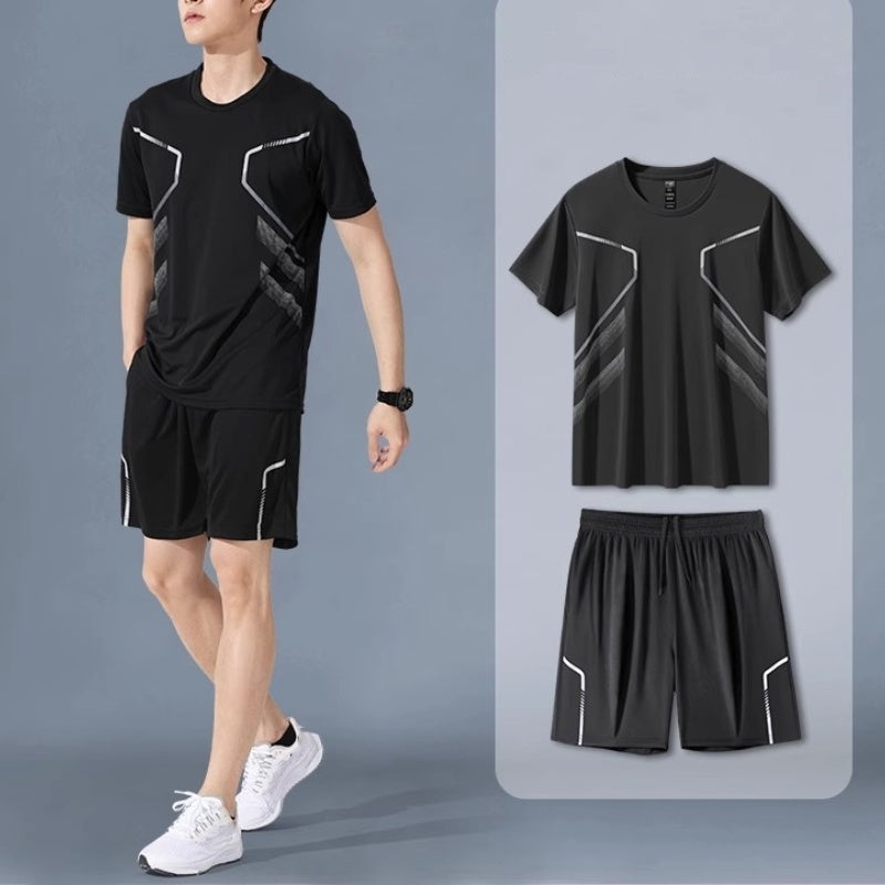 š„Time-Limited Specailš„Menās Quick Dry T-Shirt & Shorts Set