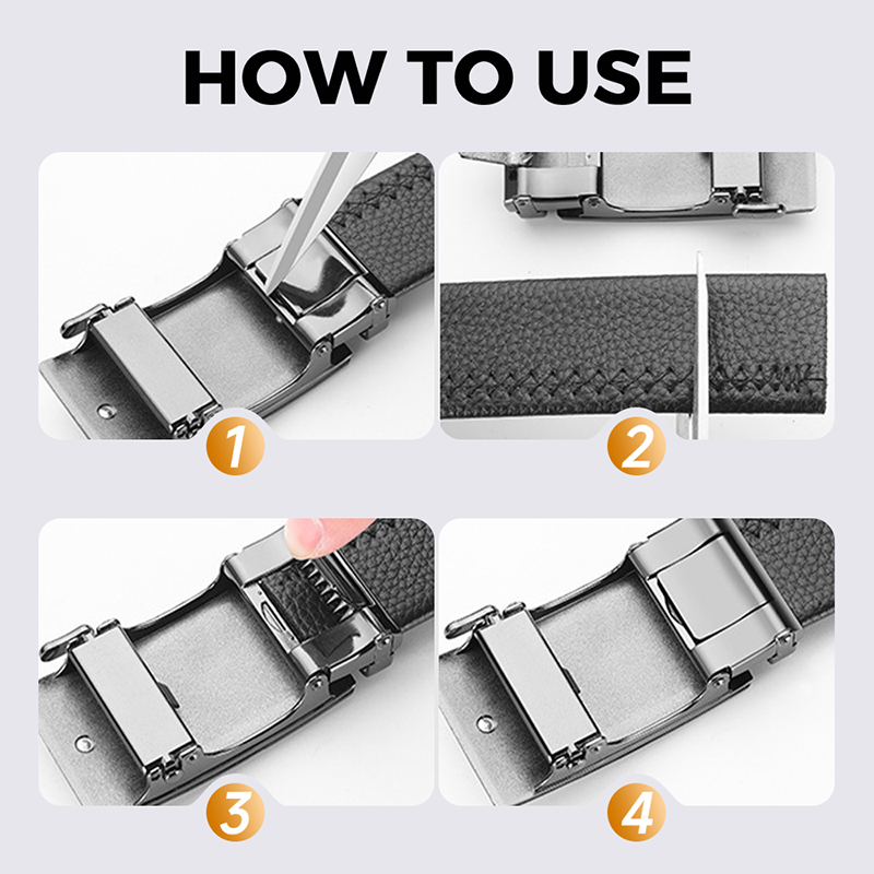 Men’s Adjustable Ratchet Belt for Casual & Dress Wear(50% OFF)
