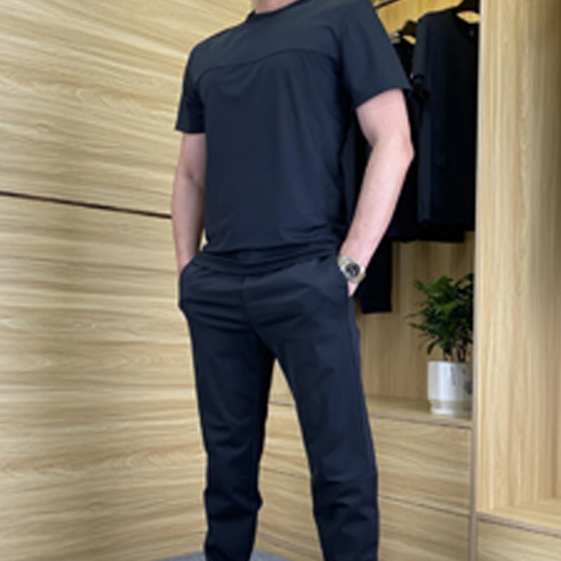 ๐โโ๏ธMen's Casual Sports Short-Sleeved Shirt & Pants 2-Piece Set