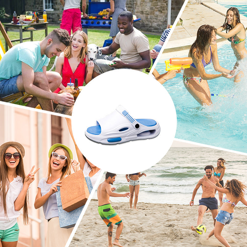 Summer Non-Slip Wear-Resistant Soft Thick Sole Buckle Sandals