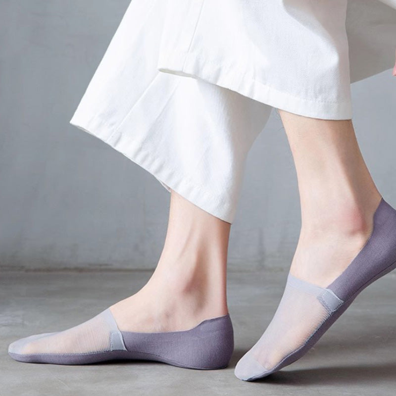 5 Pairs Ice Silk No-Show Socks Set(50% OFF)