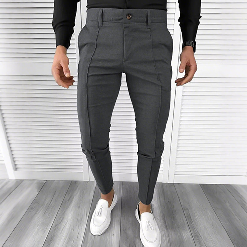Men’s Casual Solid Color Dress Pants (50% OFF)