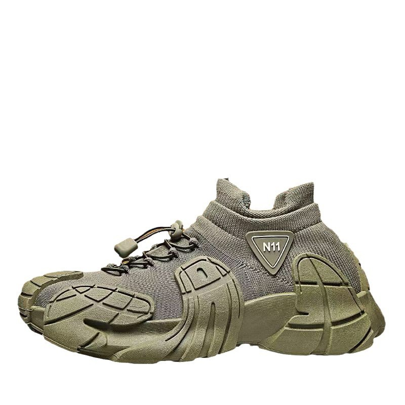 Casual Breathable Non-Slip Mesh Thick Sole Sneakers