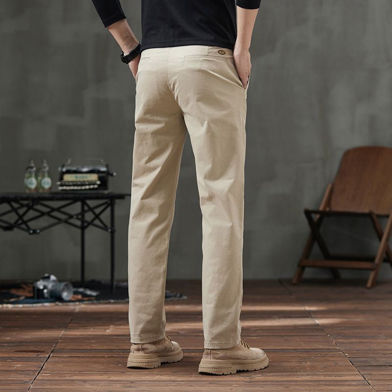 Men's Straight Fit Casual Pants with Pockets (50% OFF)