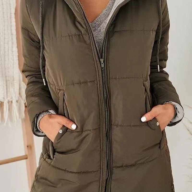 Solid Color Hooded Slim Fit Jacket(50% OFF)