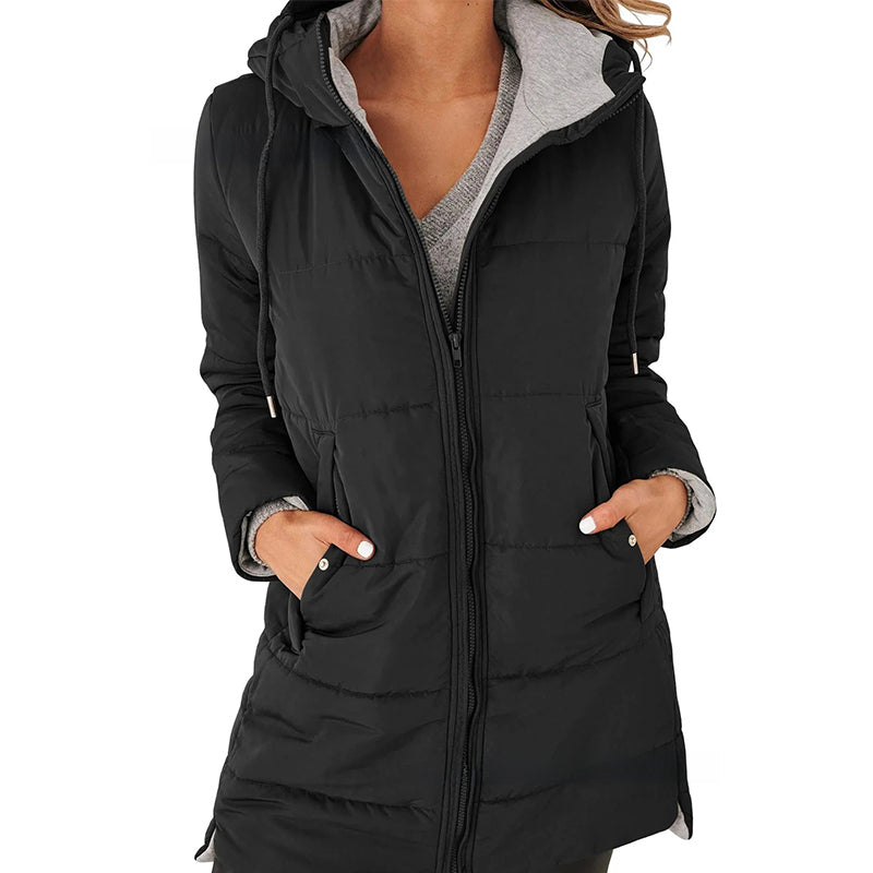 Solid Color Hooded Slim Fit Jacket(50% OFF)