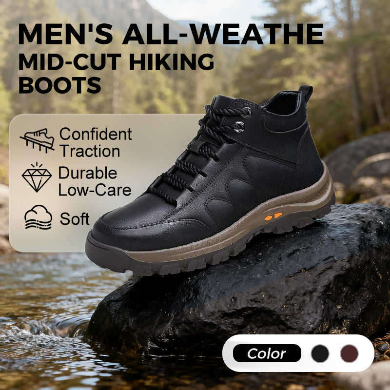 Men's All-Weather Mid-Cut Hiking Boots(50% OFF)