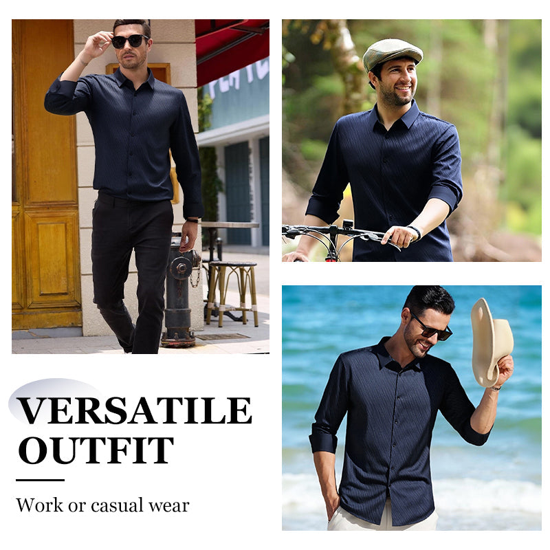 Men's Casual Fashion Long-Sleeve Shirt(50% OFF)