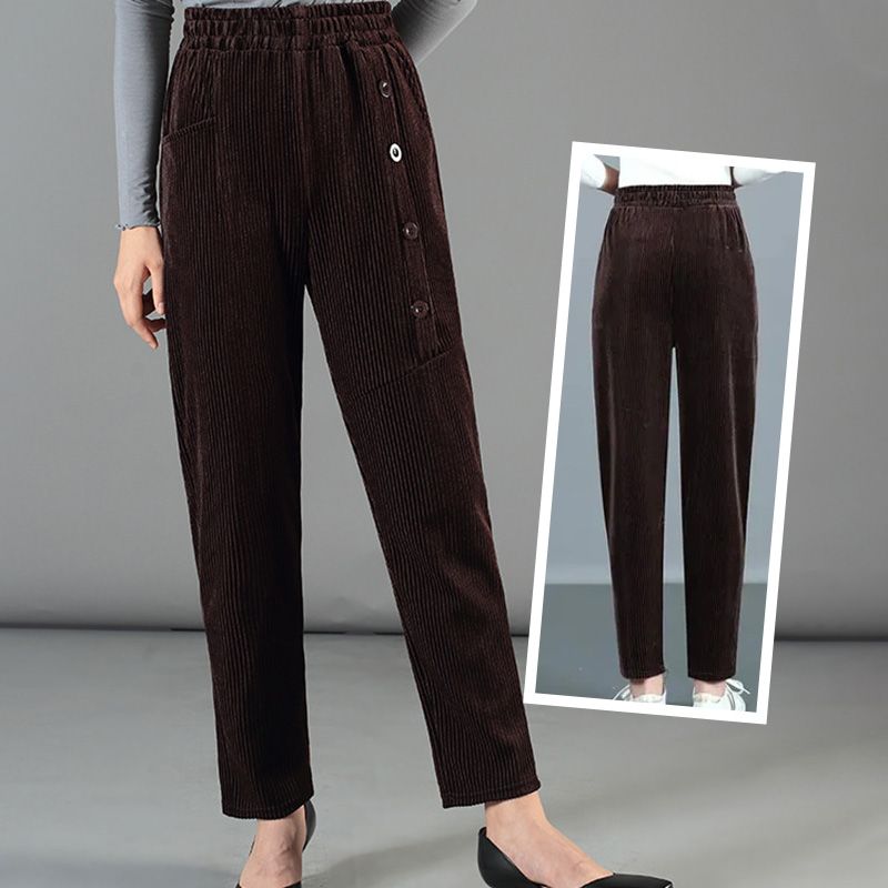 Women's High Waist Corduroy Warm Pants(50% OFF)
