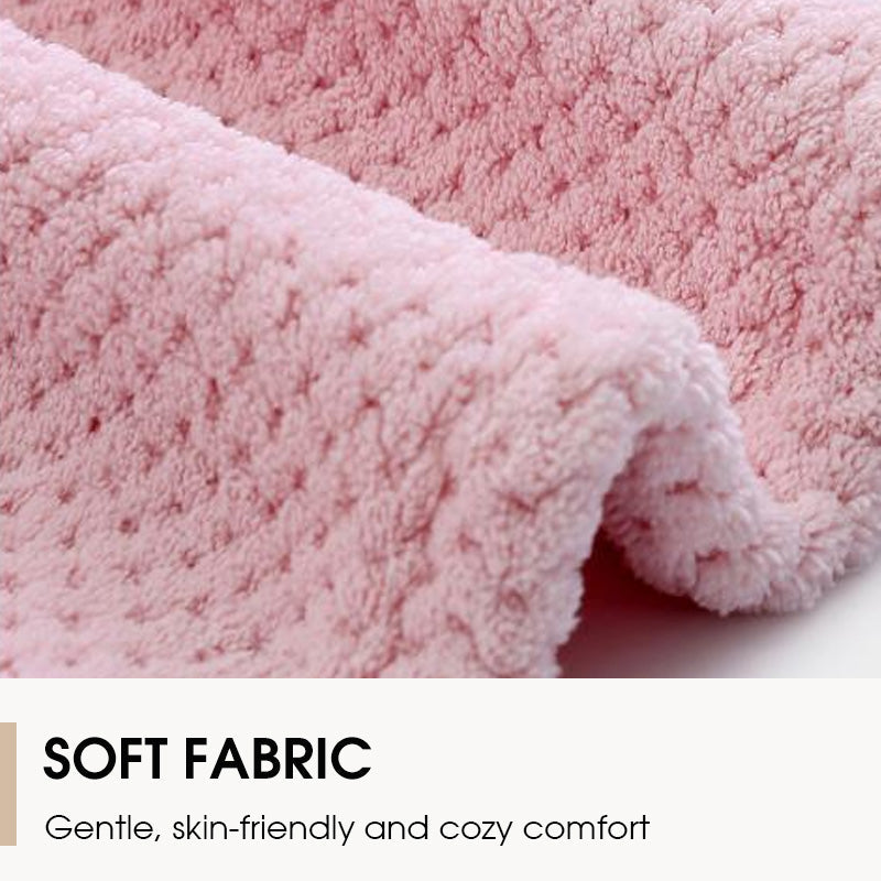 Women's Cosy Hooded Textured Grid Bathrobe(50% OFF)