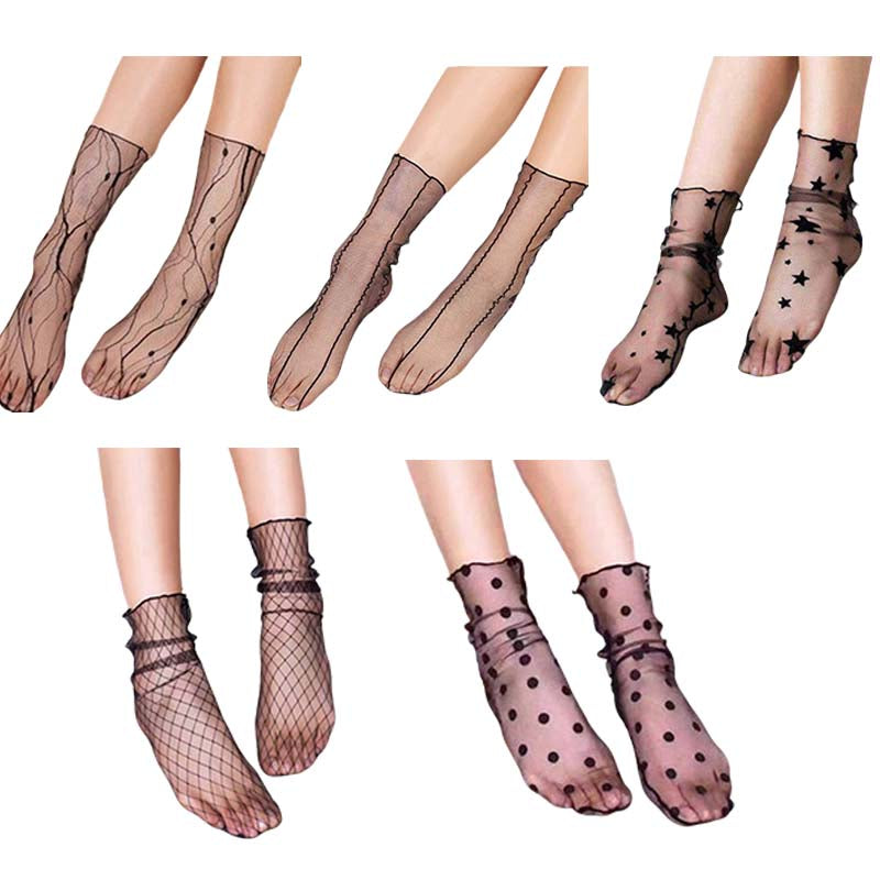 Women's Fashion Ultrathin Sheer Mesh Socks(50% OFF)