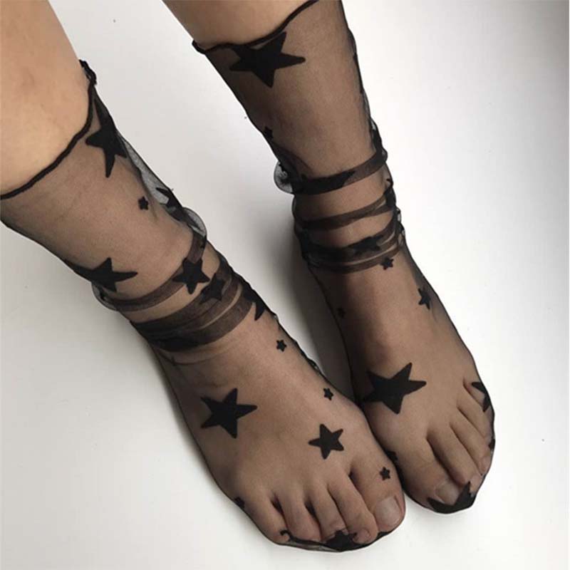 Women's Fashion Ultrathin Sheer Mesh Socks(50% OFF)