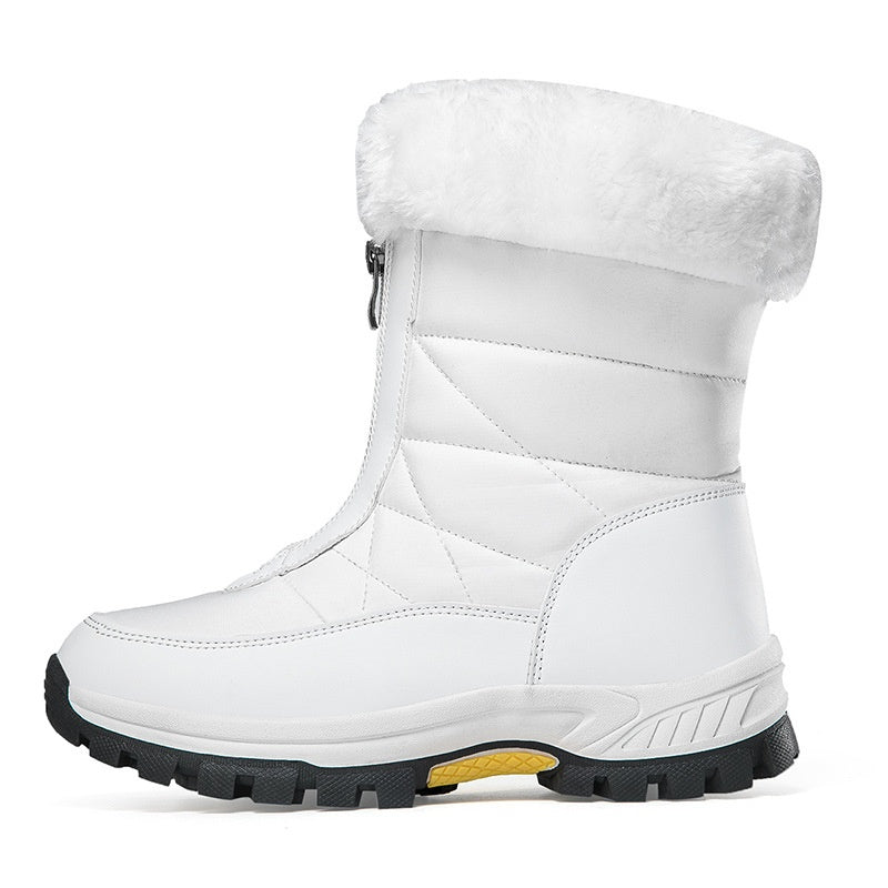 👢✨ Women’s Non-Slip Warm Zipper Snow Boots