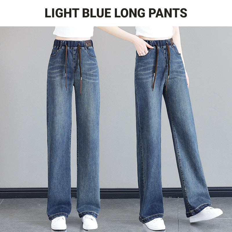 ⏳Limited-time 50% off⏰Women's High-Waisted Straight-Leg Jeans👖