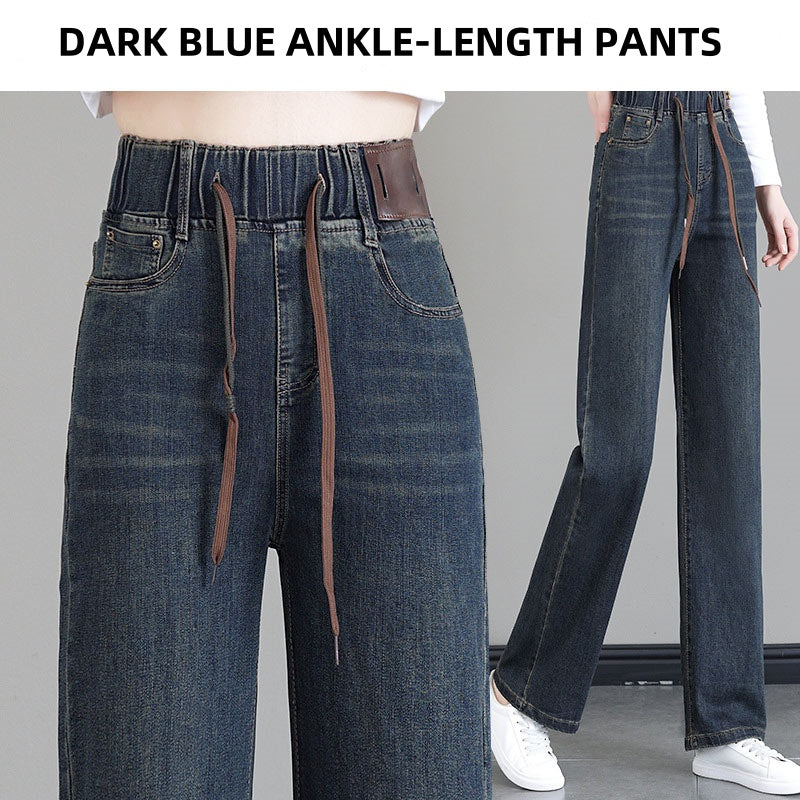 ⏳Limited-time 50% off⏰Women's High-Waisted Straight-Leg Jeans👖
