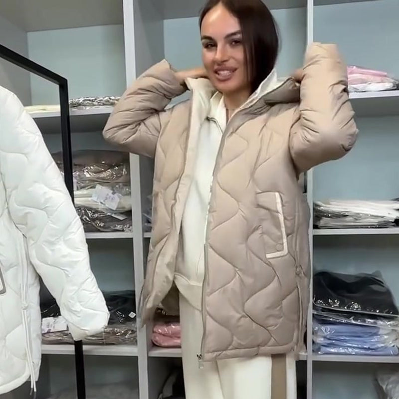 Women's Warm Quilted Puffer Jacket