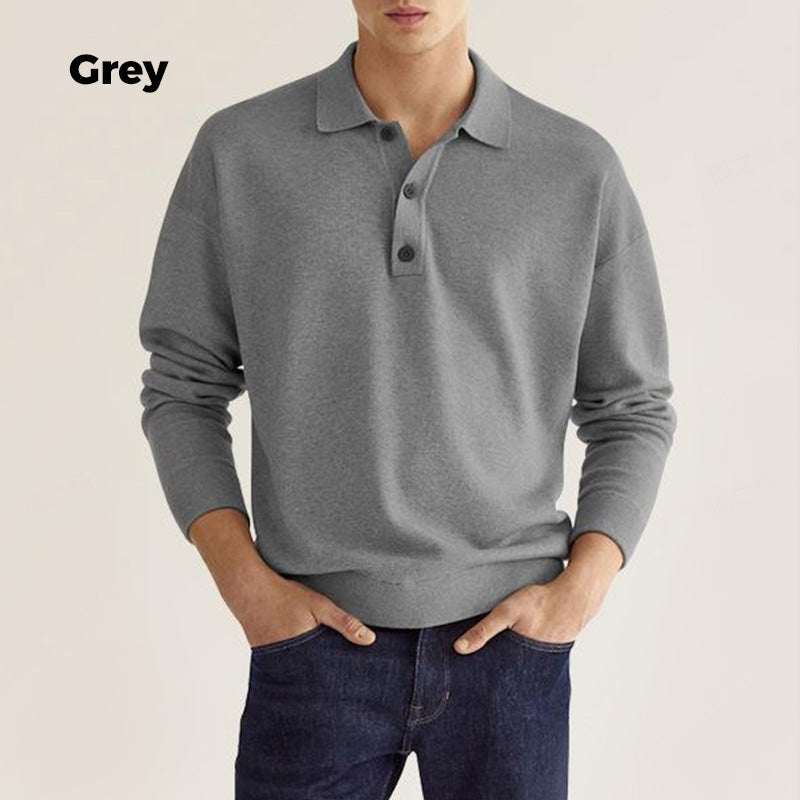 Men's Comfortable Long Sleeve Lapel Shirt