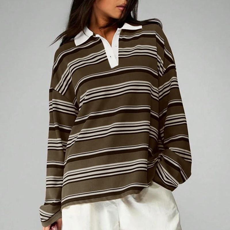 🤍Women's Casual Relaxed Fit Lapel Top