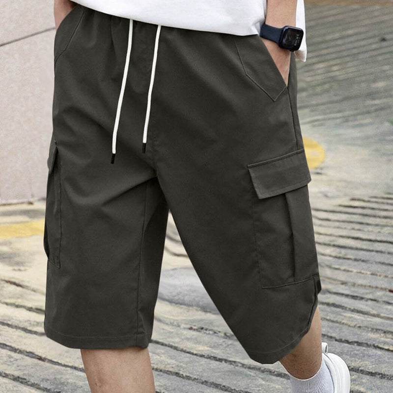 ๐ฉณ 50% OFF NOW! ๐ฅ Men's Casual Cargo Shorts with Drawstring โ Lightweight, multi-pockets & elastic waist โ perfect for hiking, travel or hot summer days โ๏ธ