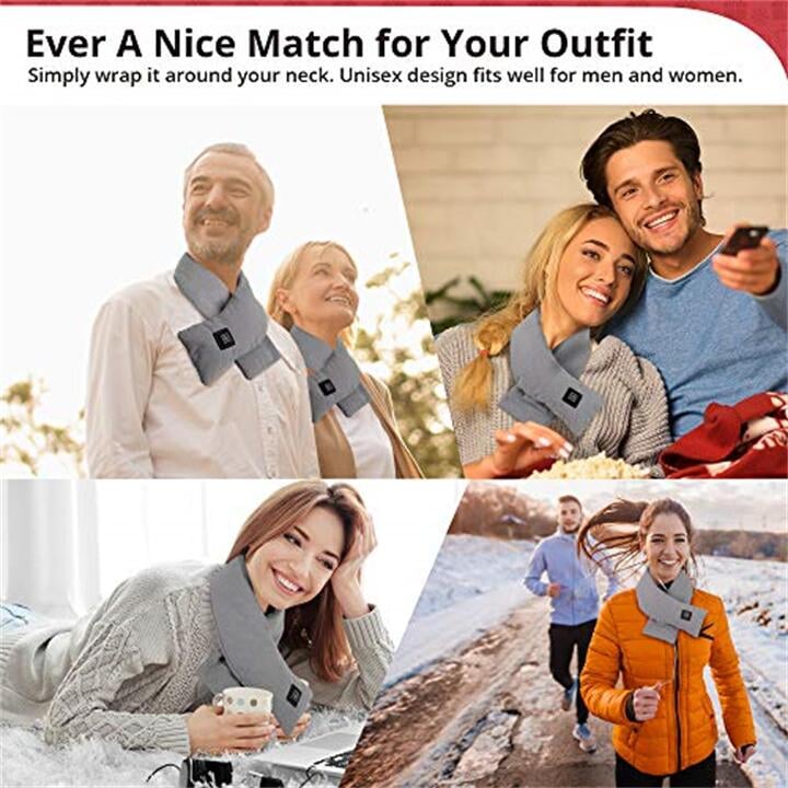 (Christmas Gift-50% OFF) Intelligent Electric Heating Scarf For Family