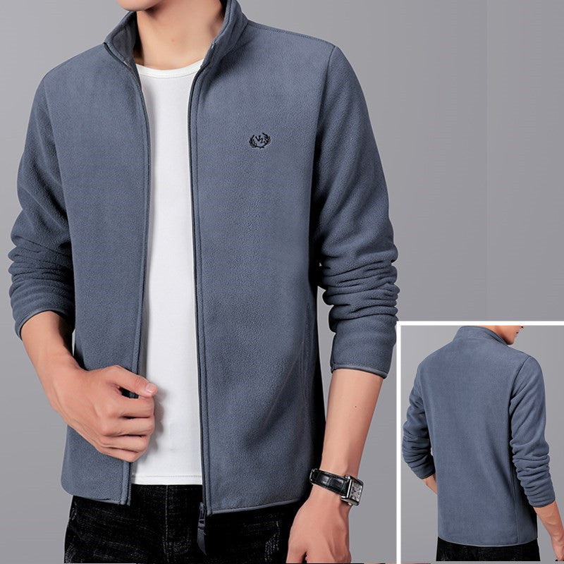 🎅【A Warm Gift in Winter】 Men's Lightweight Full Zip Outdoor Casual Soft Fleece Jacket