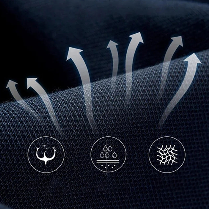 T-shirt à tissage de gaufres respirants