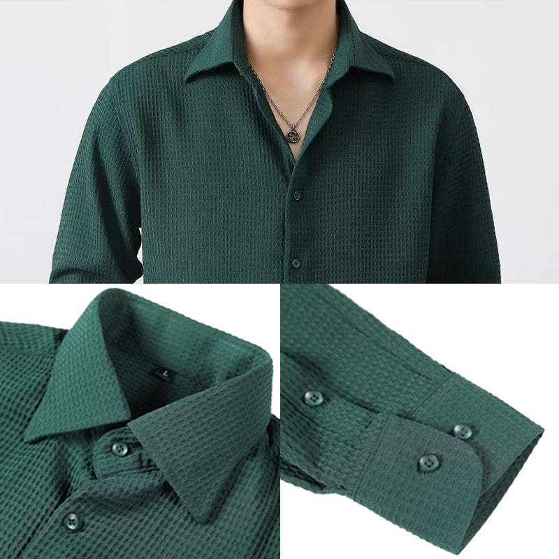 Men's Premium Fabric Button Down Shirt(50% OFF)