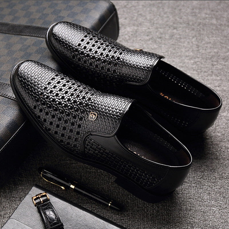 Anti slip soft soled men's elevated sandals