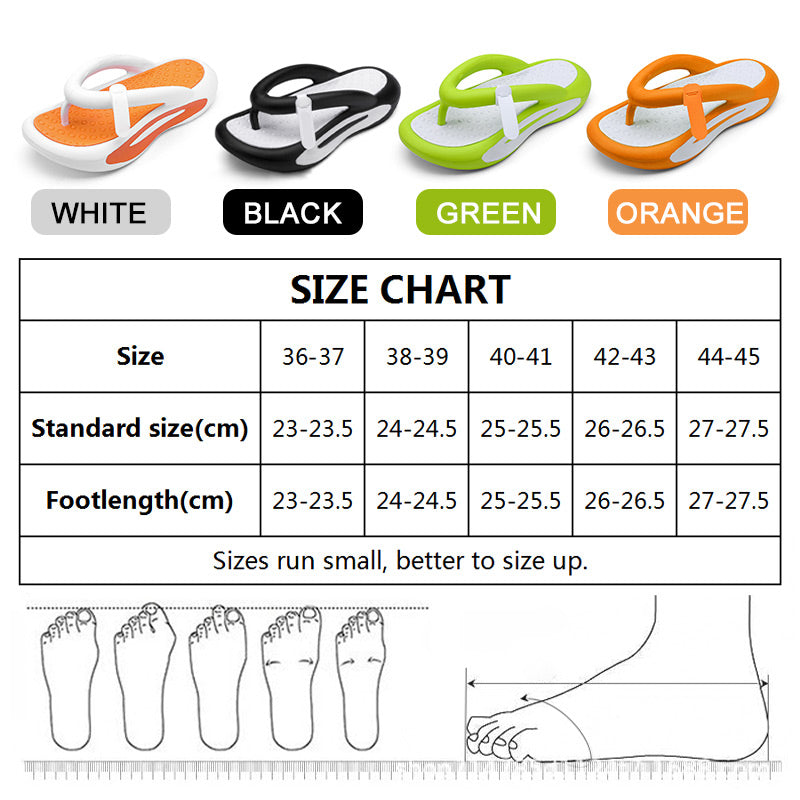 Casual Cushioning Thick-soled Trendy Couple Flip-flops