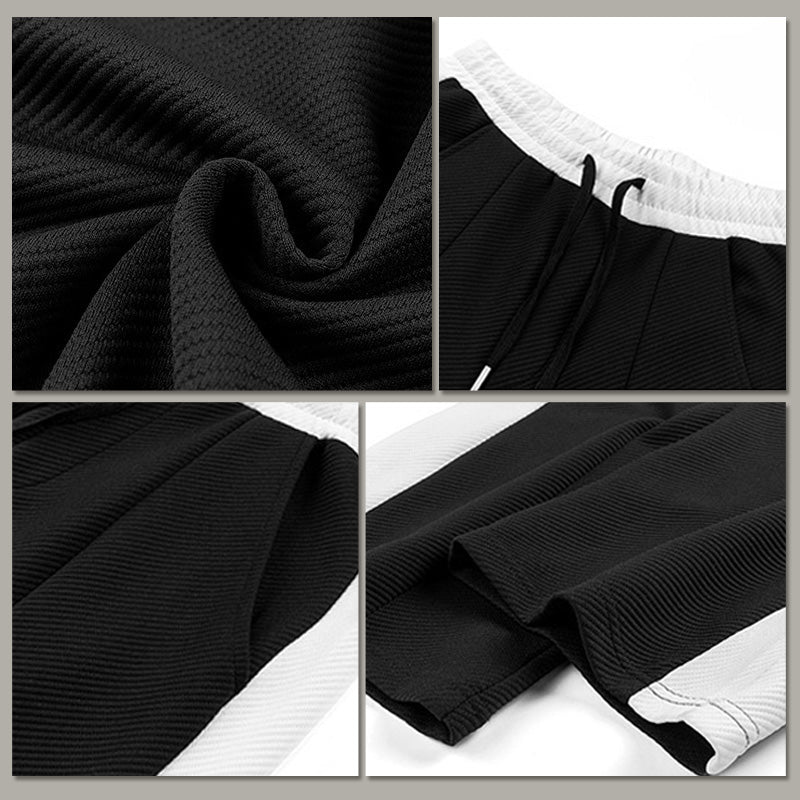 Men's Outfit Casual 2 Piece Contrast Sports Jogging Tracksuits Set(50% OFF)