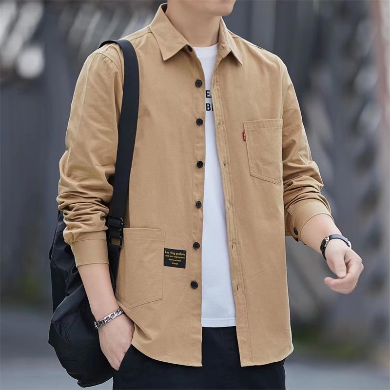 Men's Casual Pure Cotton Long Sleeve Shirt(50% OFF)