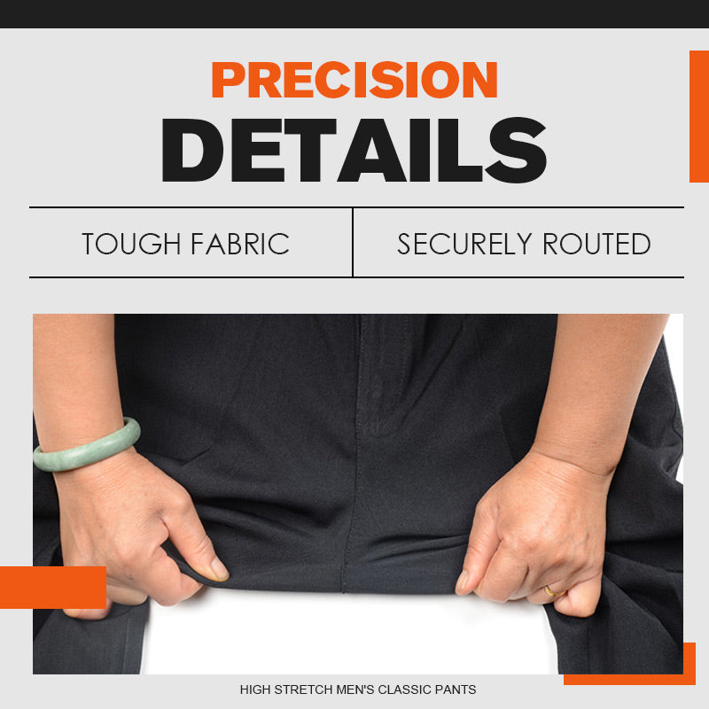 Pantalons classiques de High Stretch Men (Promotion à durée limitée-40% de réduction)