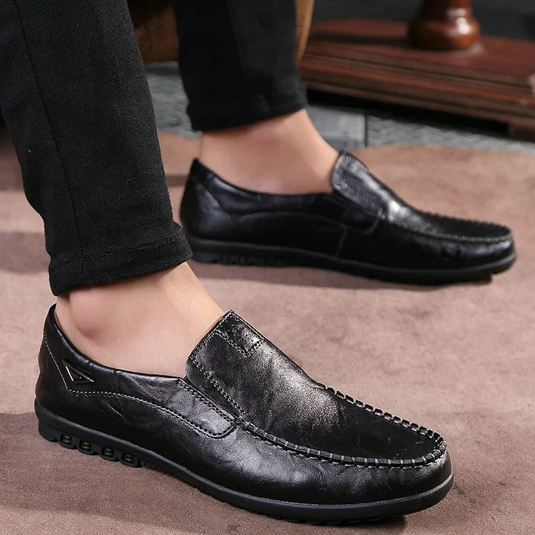 Men's Genuine Leather Loafers Shoes(50% OFF)