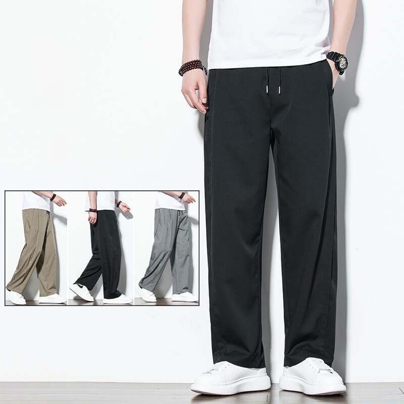 Harlan Retro Loose Fitting Pants(50% OFF)