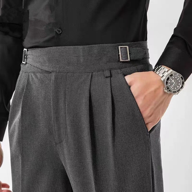 Beau cadeau * naples pantalon d'affaires décontracté pour hommes