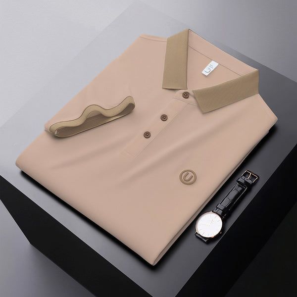 Men's Casual Embroidery Lapel Short Sleeves(50% OFF)