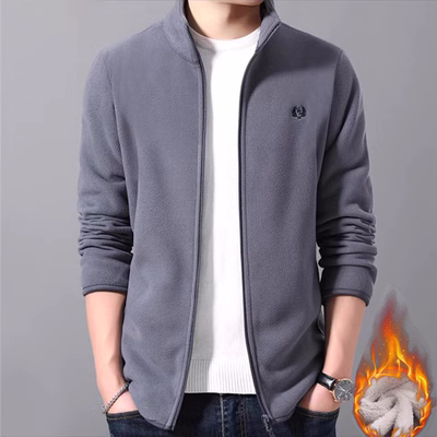 🎅【A Warm Gift in Winter】 Men's Lightweight Full Zip Outdoor Casual Soft Fleece Jacket