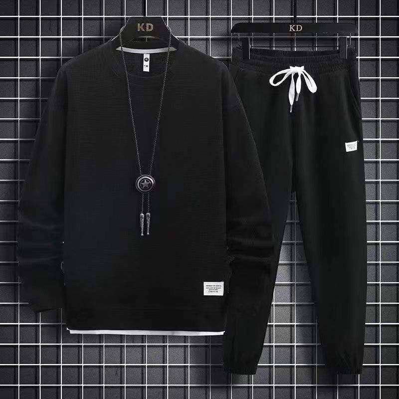 MEN'S PURE COTTON LEISURE SWEATSHIRT SET(50% OFF)