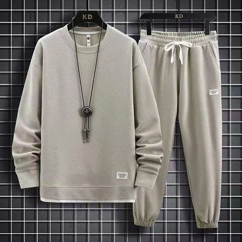 MEN'S PURE COTTON LEISURE SWEATSHIRT SET(50% OFF)